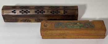 Unique Vintage Wooden Boxes