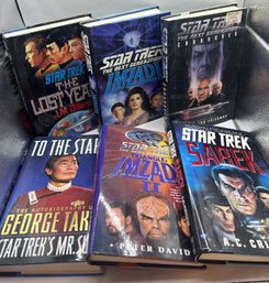 Lot 1 Of Star Trek Hardcovers