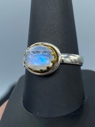 Amazing Moonstone Sterling Silver Ring