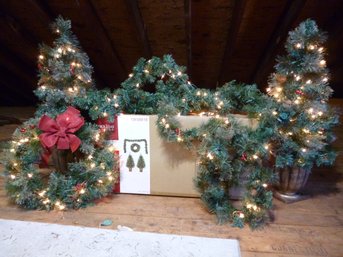 Christmas Tree, Garland, And Wreath Set