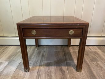 Campaign Style Side Table