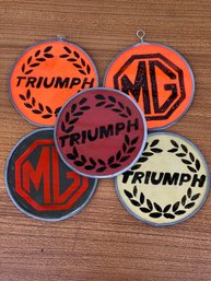 Triumph And MG - Handmade Glass Coasters