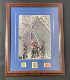 9/11 Memorabilia Photo With Stamps