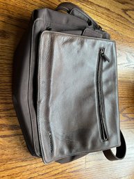 Fossil Brown Leather  Messenger Bag