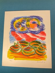 Yasse Tabuchi - 74/80 - Lithograph 1971 Print  - Spectacular