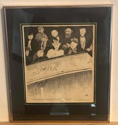Framed Lithography By Felix Vallotton