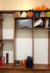 A Quality Cherry Wood Color Built In - Closet System