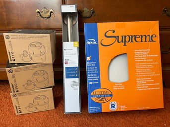 New In Box Supreme Toilet Seat, Glacier Bay Grab Bar & 3 Ultrabright LED Spot Lights