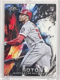 2018 Topps Fire Juan Soto Rookie Card #181