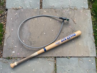 Baseball Bat And Bike Lock