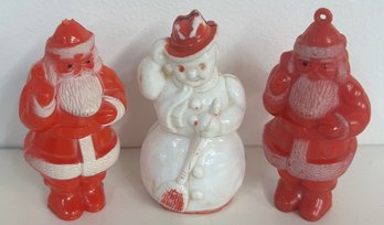 Lot Of 3 Vintage Christmas Ornaments