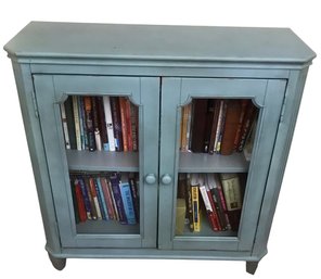 Glassdoor  Bookshelf/cabinet With Distressed Finish Look