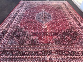 Hand Knotted Persian Rug, 9 Feet By 12 Feet