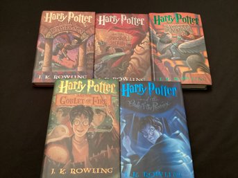 Harry Potter Years One Through Five 4 First Editions