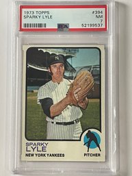 1973 Topps Sparky Lyle Card #394    PSA 7