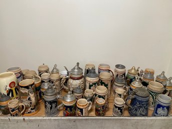A Very Large Collection Of German & Japanese Steins
