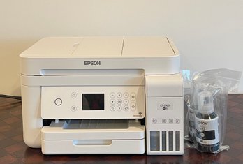 Epson ET-3760 And Two Epson 502 Ink Bottles