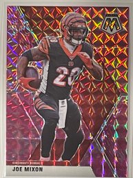 2020 Panini Mosaic Joe Mixon Pink Prizm Card #47