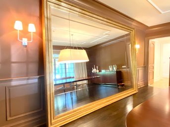 Extra Large Stunning & Dramatic Custom Vicente Wolf Gridded Mirror Made For This Room