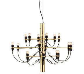 Flos 2097 Brass 18 Light Chandelier