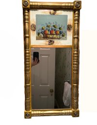 A Federal Style Eglomise Mirror