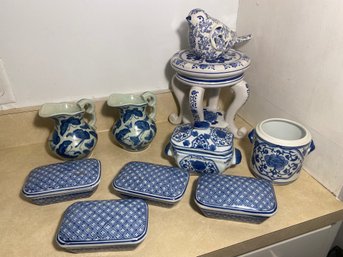 Blue And White Lot