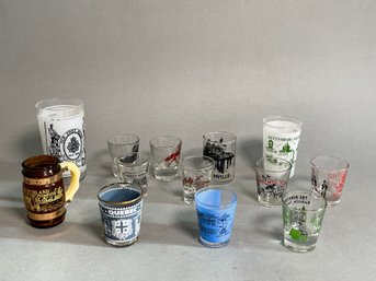 A Collection Of Shot Glasses