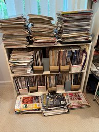 Bookshelf And All Magazines & Books