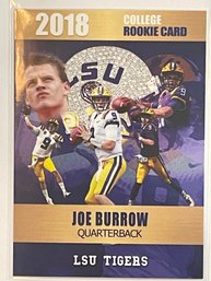 2018 Rookie Phenoms Joe Burrow Gold Platinum Limited Edition Rookie Card    Only 2000 Made