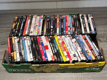 Box Lot Of 70 DVD's