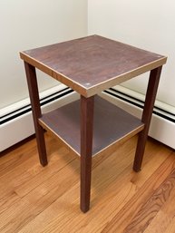 Small Wooden Rustic Tiered Table