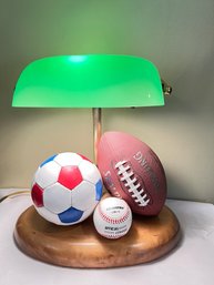 Boys Desk Lamp - Sports Motif