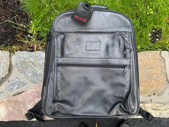 Tumi Leather Backpack