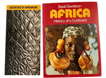 Pamphlet Of 'Aesthetics Of African Art' By Susan Mullin Vogel And 'Africa' By Basil Davidson