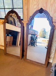 Vintage STANLEY Regency Wood Frame Mirrors