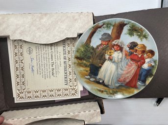 Nine Knowles Porcelain Collector Plates - 9 Total