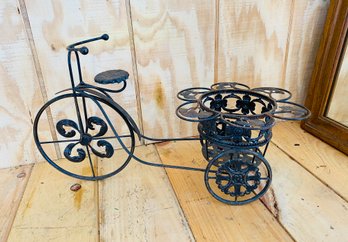 Vintage Tricycle Metal Planter