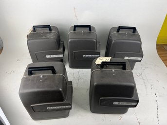 Lot Of 5 Vintage Bell & Howell Film Projectors