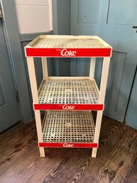 Vintage Coca Cola Showoff III Classics Plastic Display Shelf
