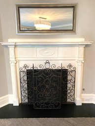 Metal & Mesh Fireplace Screen