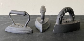 Trio Of Vintage Sad Irons