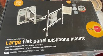 Large Flat Panel Wishbone TV Wall Mount, New In Box