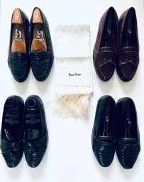 Mens Group Of Four Shoes In Exotic Skins