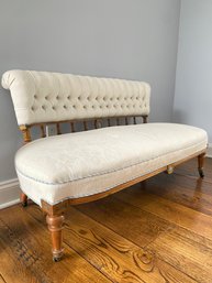 Very Petite French Style Vintage Settee
