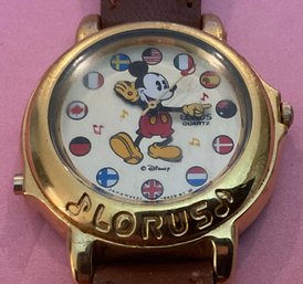 Vintage Lorus Disney Mickey Mouse Watch, Japan Movement