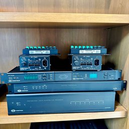 A Collection Of Crestron Equipment