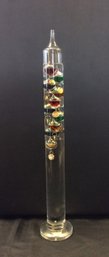 A Thuringer Glaskunst Galileo Thermometer 21 Inches H