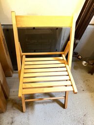 Folding Flat Wood Chair