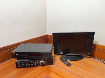 Receiver, Cd Player And TV