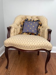 Victorian Style Tufted Armchair